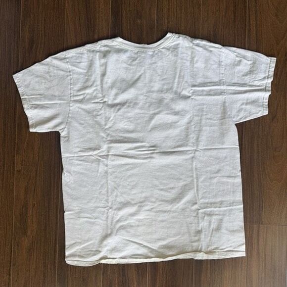 Free Grout! L men’s white short sleeve tee - Picture 2 of 4